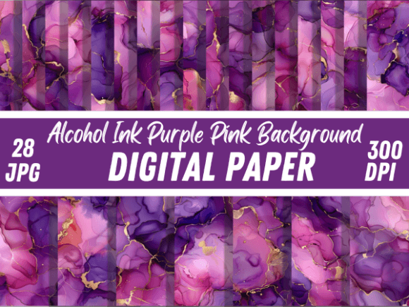 Alcohol Ink Purple Pink Paper Background: A Designer's Guide to This Versatile Bundle