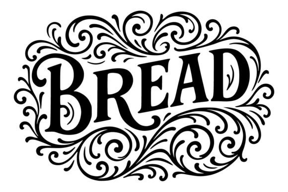 Bread Label SVG: A Vintage Bakery Design for Modern Crafters