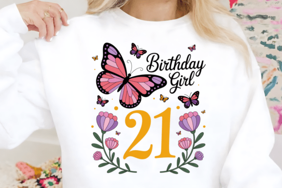 Celebrate Twenty-One: Designing with Butterfly Floral PNG