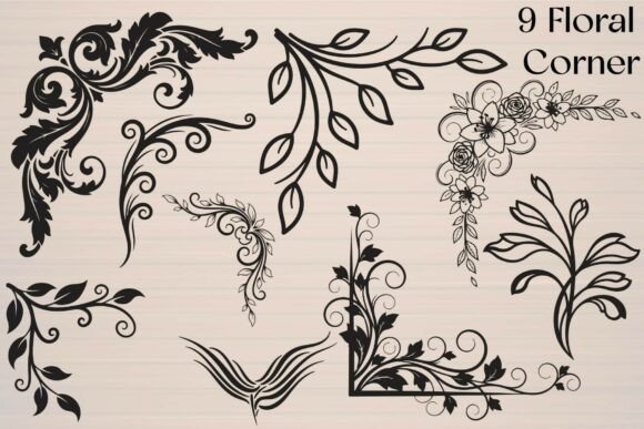 Elevate Your Designs with the Floral Corner Bundle