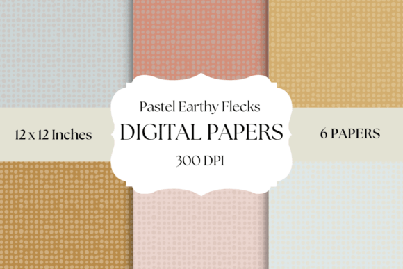 Embrace Tranquility: Working with Pastel Earthy Flecks