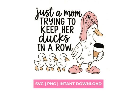 Just a Mom Trying to Keep Her Ducks in a Row: A Creative Font for Real Life