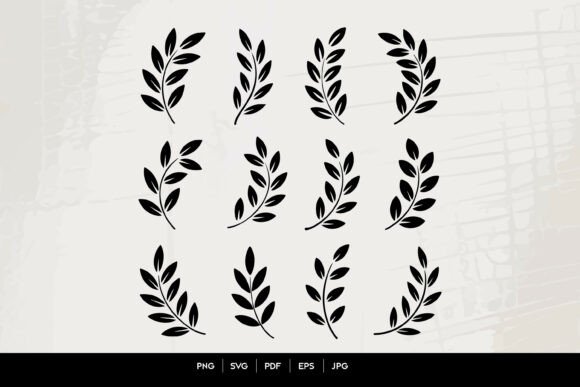 Leaf Silhouette SVG Bundle: Nature-Inspired Design Assets