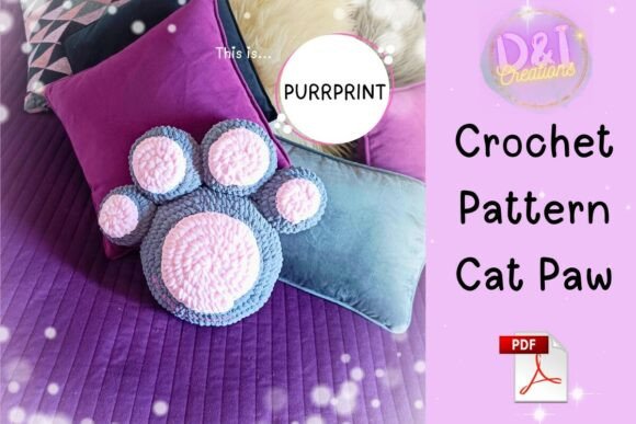 Purrprint: The Cozy Cat Paw Cushion for Creative Spaces