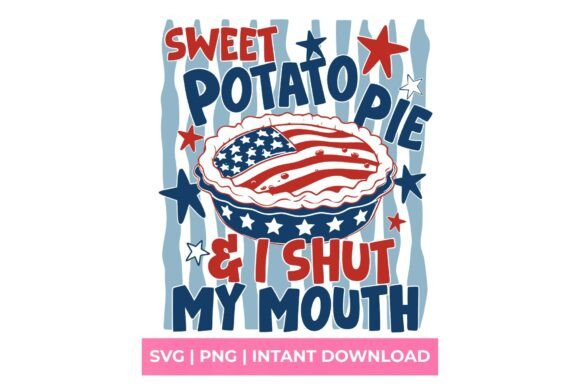 Sweet Potato Pie Patriotic SVG: A Design Asset for Every Season
