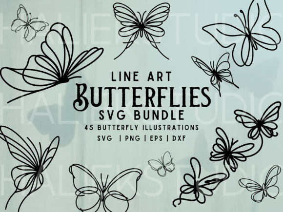 Unlocking Creativity with Line Art Butterfly SVG Illustrations