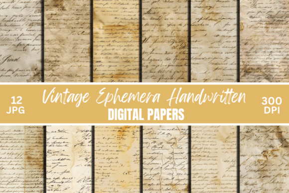 Unlocking Timeless Stories: Vintage Ephemera Handwritten Junk Journals