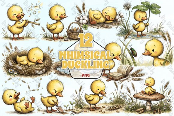 Whimsical Duckling Illustrations: Endless Creative Potential